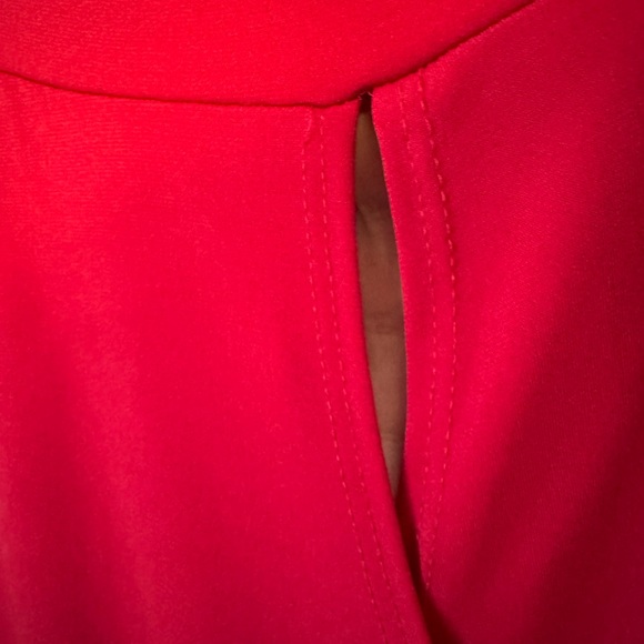 LANE BRYANT RED MOCK WRAP TOP PLUS SIZE: 22/24 #X - Picture 3 of 8